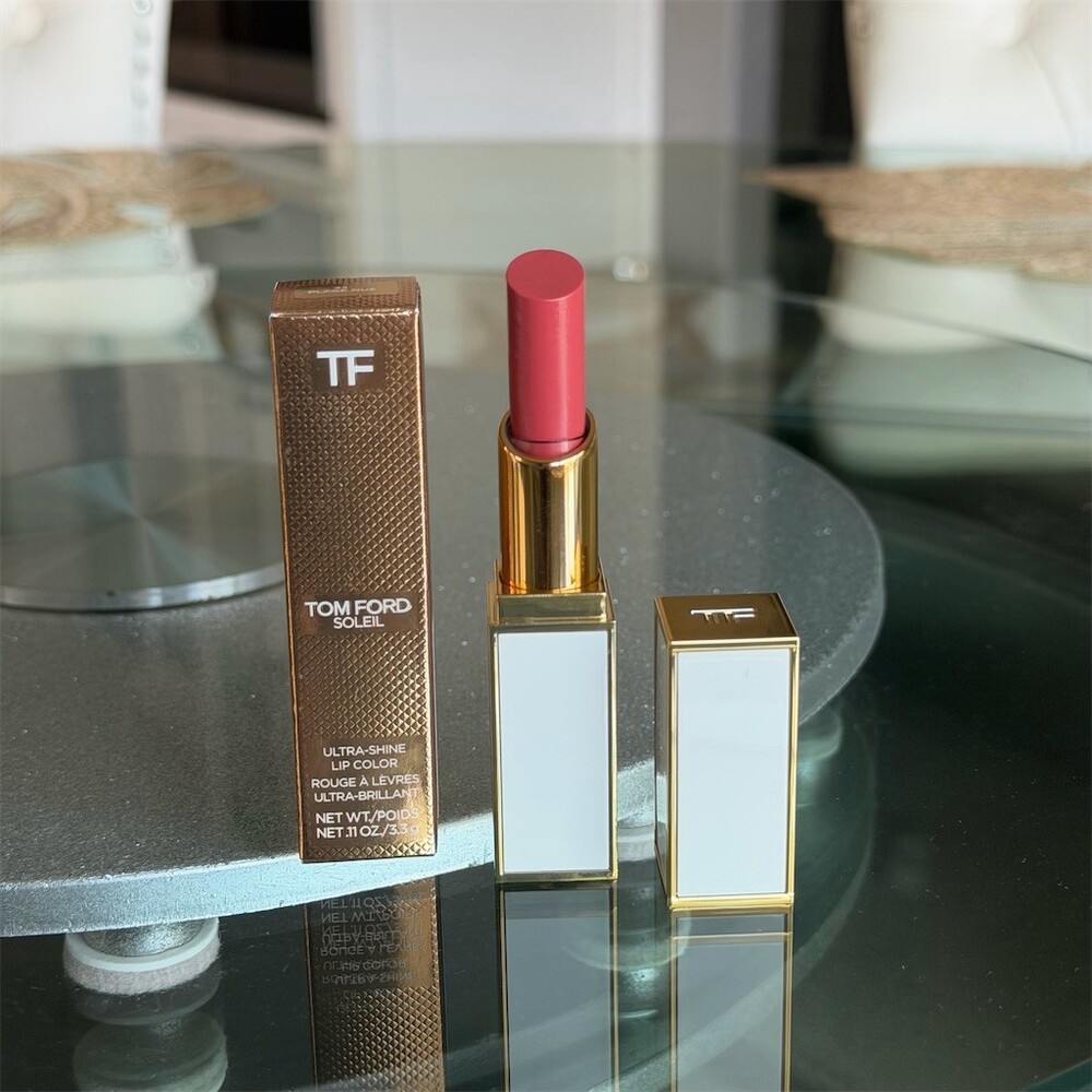 Tom Ford Soleil Ultra-Shine Lipstick 33 Plage Nue Glossy Shine w/ Box